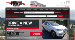 Desktop Screenshot of powernissansalem.com